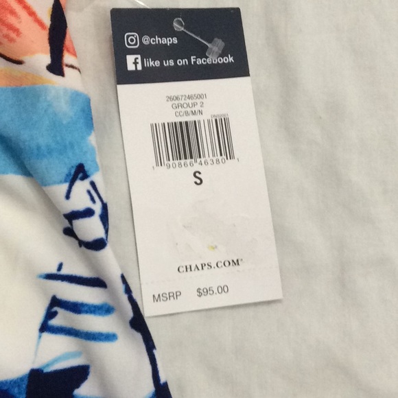 Chaps Sailboat A-line Print Dress - Picture 8 of 12